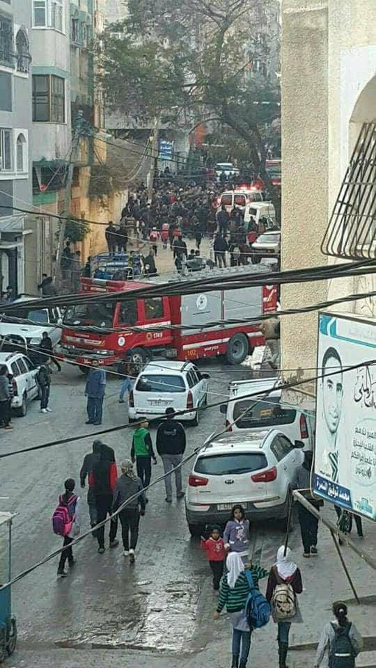 عدد من الوفيات والاصابات بانفجار اسطوانة غاز في غزة